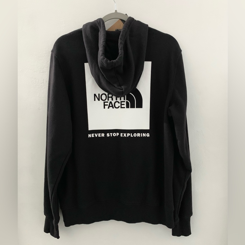 The North Face Box NSE Pullover Hoodie TNF Black/TNF White Sz M. NWT - Picture 6 of 12